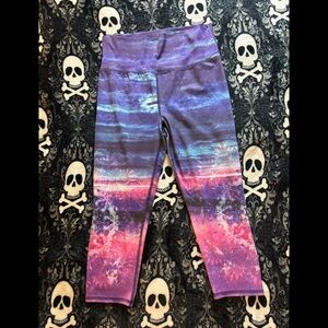 Evolution & Creation EVCR Galaxy Print Yoga Leggings – Purple Cosmic Activewear
